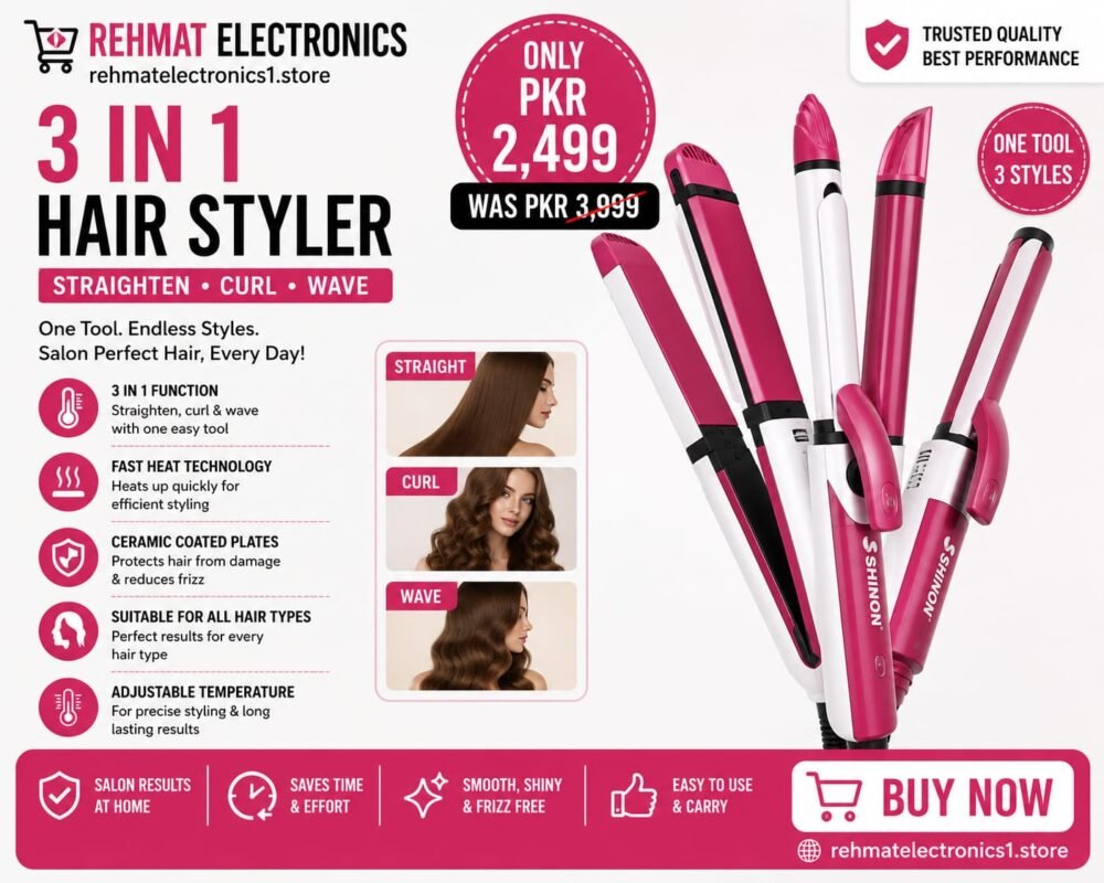 3-in-1 Hair Styler