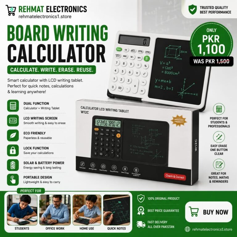 Board Writing Calculator with LCD Writing Tablet