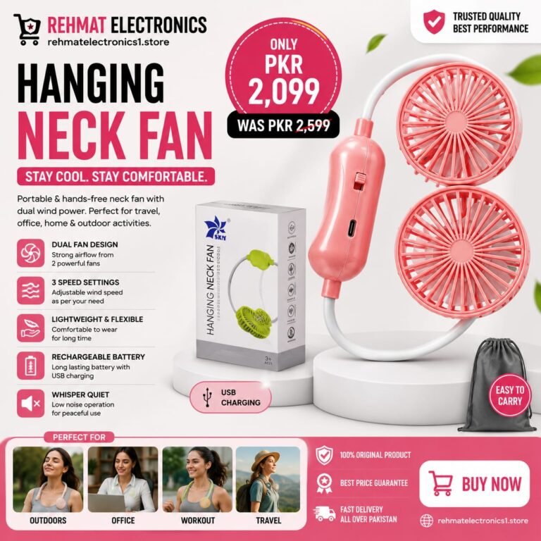 Hanging Neck Fan